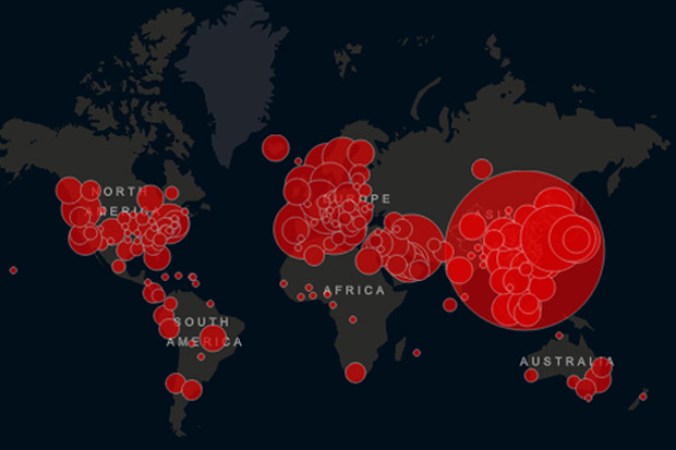 Update Virus Corona: Menyebar ke 123 Negara, Menewaskan 4.616 Orang