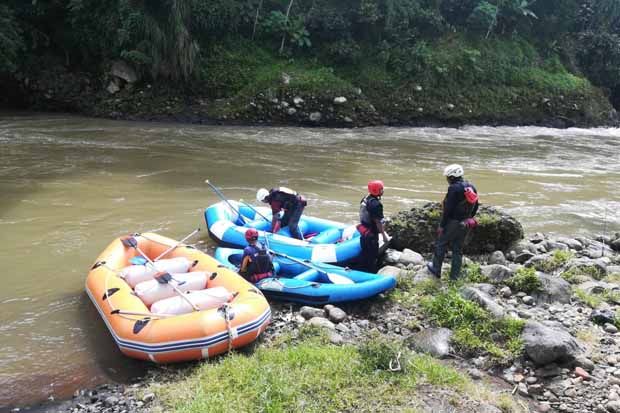 Asyik Mancing, Kisro Hilang Terbawa Arus Sungai Serayu