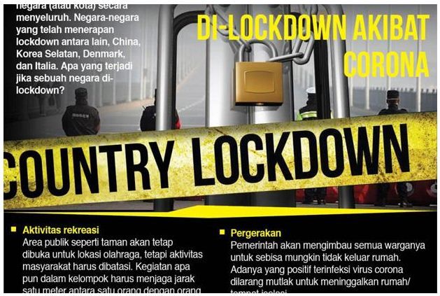 Lockdown Bisa Efektif dengan Logistik dan Anggaran Besar
