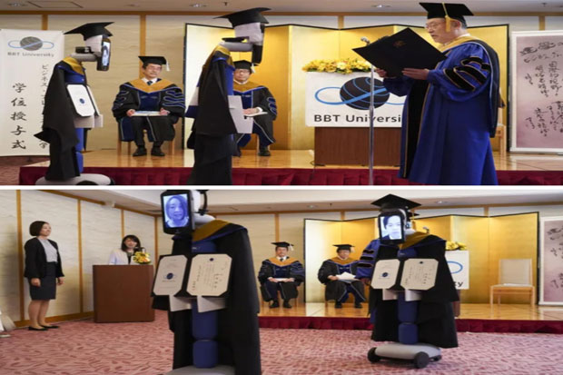 Universitas di Jepang Gunakan Robot Pengganti Mahasiswa saat Wisuda