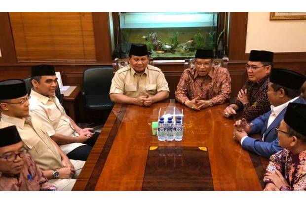 Prabowo-Sandiaga Sambangi Kantor Pengurus Besar Nahdlatul Ulama