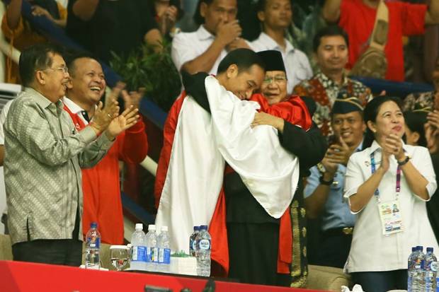 Raihan Emas Hanifan Satukan Jokowi dan Prabowo di Arena Silat