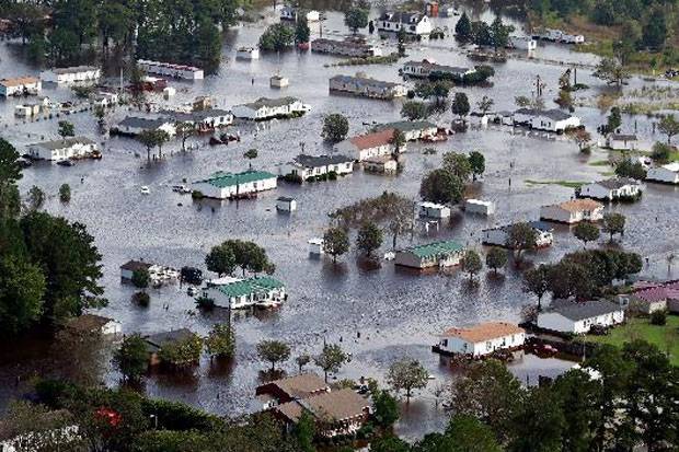 Banjir yang Menerjang Wilayah Carolina, Semakin Parah