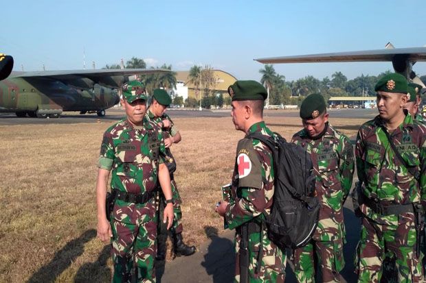 Pasukan Kostrad Bawa Rumah Sakit Lapangan ke Palu dan Donggala