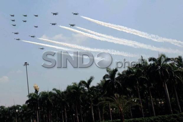 Masuk Teritorial NKRI Tanpa Izin, F-16 TNI AU  Usir  2 Pesawat Asing