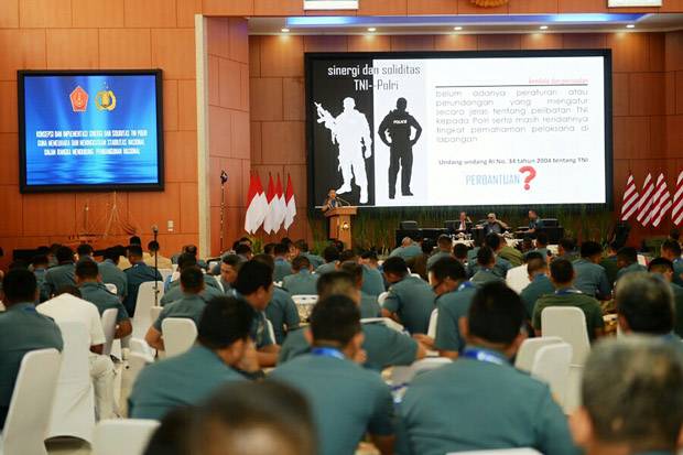 Payung Hukum Jadi Kendala Sinergitas TNI-Polri