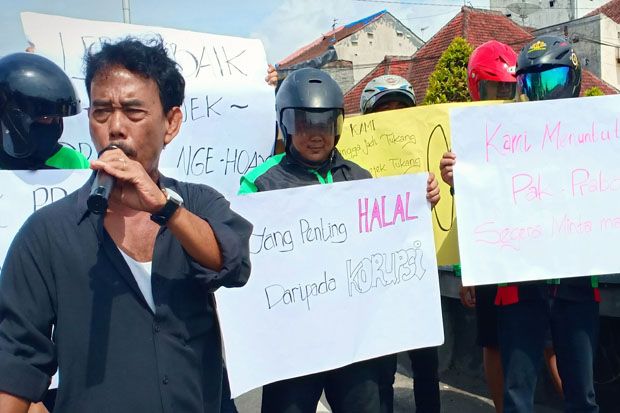 Dipandang Rendah, Komunitas Ojol Blitar Protes Capres Prabowo