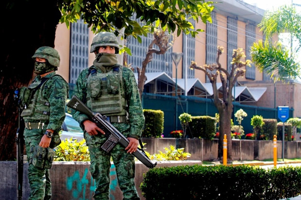 Mengerikan! Serangan Granat Menghantam Konsulat AS di Meksiko