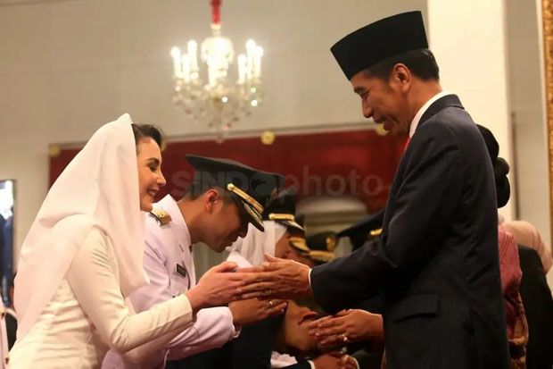 Iriana Jokowi Berpesan kepada Arumi Bachsin Usai Pelantikan Suaminya