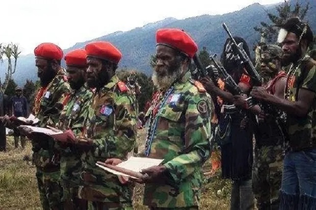 Pasukan Separatis Papua Bakar Eskavator BUMN  dan Umbar Tembakan