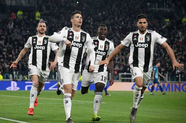 Mantap! Hat-trick Ronaldo Bawa Juventus Lolos ke Perempat Final