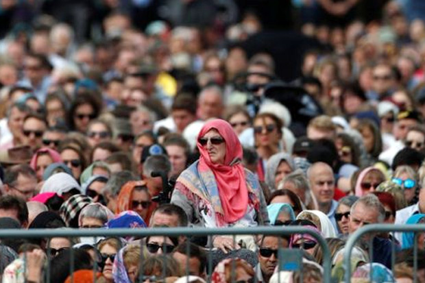 Ribuan Pelayat Sesaki Masjid Christchurch