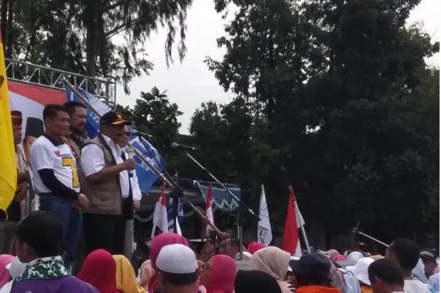 Kampanye Perdana Prabowo-Sandi Digelar Dekat Rumah Jokowi