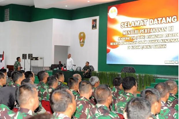 Menhan Ryamizard Minta Prajurit TNI Waspadai Ancaman Jelang Pemilu
