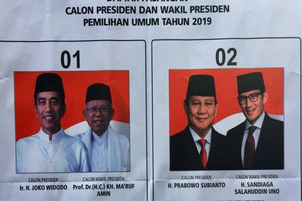 Jokowi- Maruf Kandas di Tiga Kabupaten di Madura