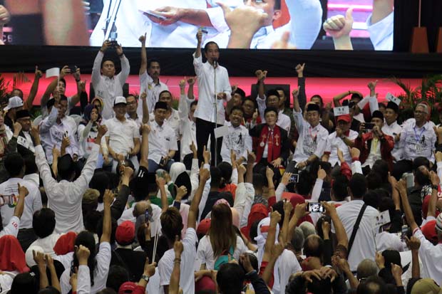 Jokowi Berhasil Merebut Kabupaten Gresik dari Prabowo