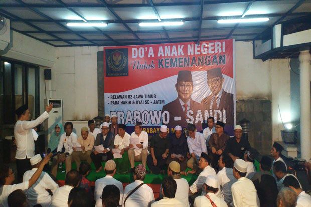 Ratusan Relawan Gelar Syukuran Kemenangan Prabowo-Sandi