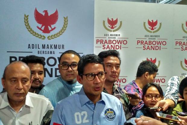 Sandi: Paslon Prabowo Sandi Daftar Gugatan ke MK Siang Ini