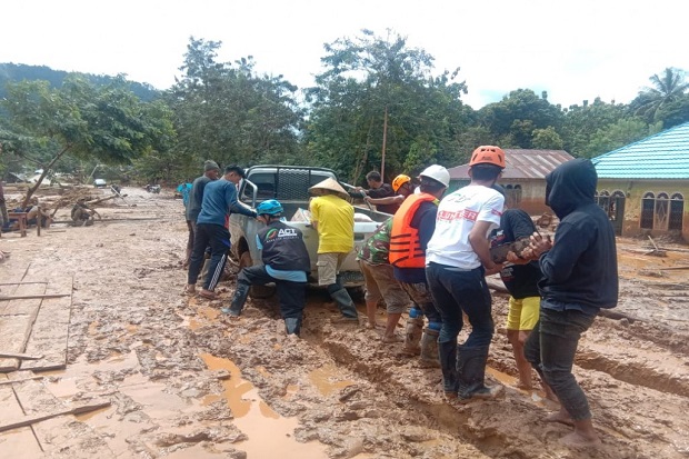 Tim ACT Mampu Tembus Daerah Terisolir Banjir Konawe Utara