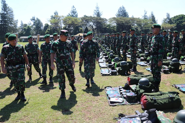 Ke Perbatasan, Prajurit Yonif 411 Dikunjungi Waasops Panglima TNI