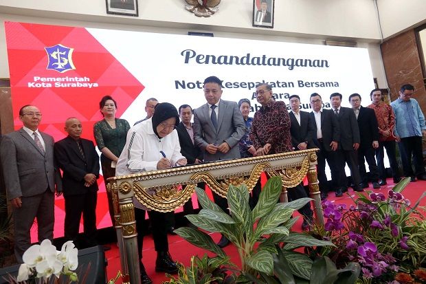 Kerjasama Triple Helix, Ubaya Gandeng Pemkot dan 14 Perusahaan