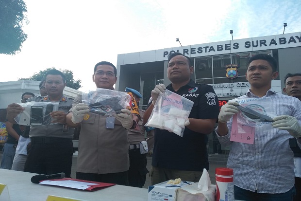 Bawa Sabu 1 Kg, Bandar Narkoba Ditembak Mati Polisi Surabaya