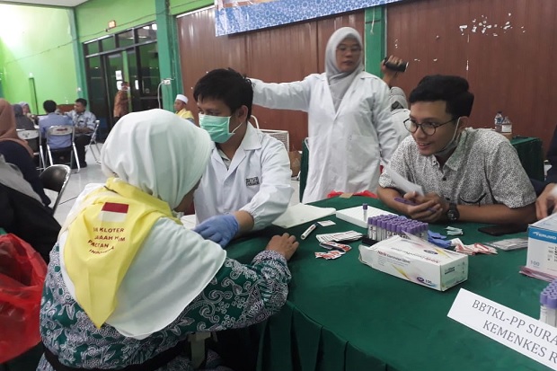 PPIH Embarkasi Surabaya Antisipasi Hepatitis A SUB-4 Pacitan
