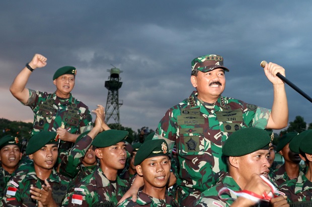 Panglima TNI Pastikan Kesiapan Yonif Raider 509 Jaga Perbatasan