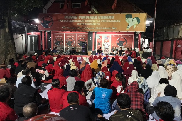Simpatisan PDIP Empati Atas Polemik di DPC PDIP Surabaya