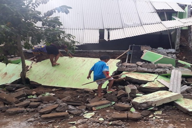 Dampak Gempa Bali, ACT Data Puluhan Bangunan di Banyuwangi Rusak