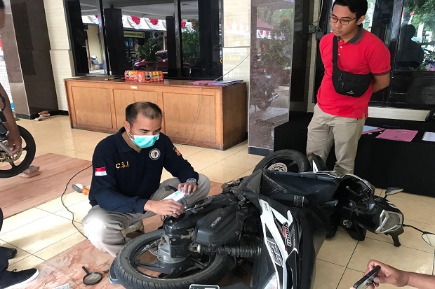Ungkap Data Motor Bodong, Polres Lumajang Kerahkan Tim Labfor