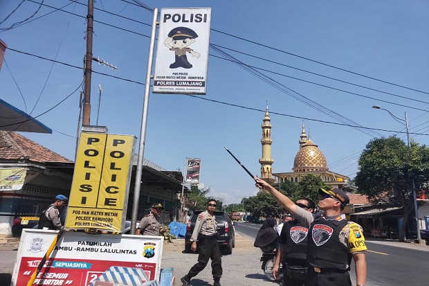 Antisipasi Begal, Polisi Bersenjata Disiagakan di Pos Ranuyoso