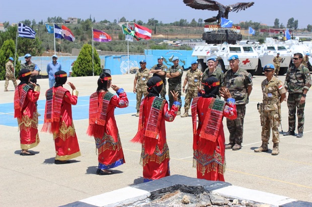 Prajurit TNI di Lebanon Hadirkan Kesan Khusus Bagi COS UNIFIL