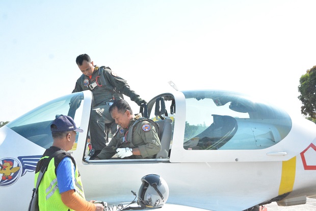 Belajar Navigasi, Siswa Sekbang A-96 Terbang ke Lanud Iswahjudi