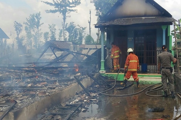 Basmi Kutu Telur, Rumah Kakek di Tulungagung Ludes Terbakar