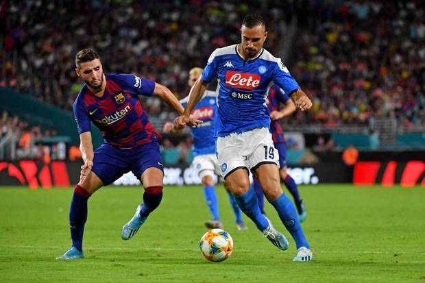 Meski Tanpa Messi, Barcelona Berhasil Tekuk Napoli 2-1