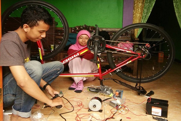 Ini MEL-BIKE, Sepeda Listrik Ramah Lingkungan Karya Mahasiswa ITS