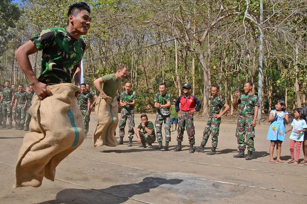 Marinir AS Ikut Rayakan HUT ke-74 Kemerdekaan Republik Indonesia