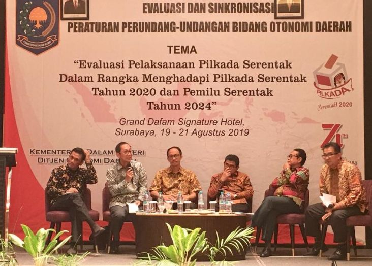 Kaji Perubahan Regulasi Pilkada Serentak, Kemendagri Gelar FGD di Surabaya