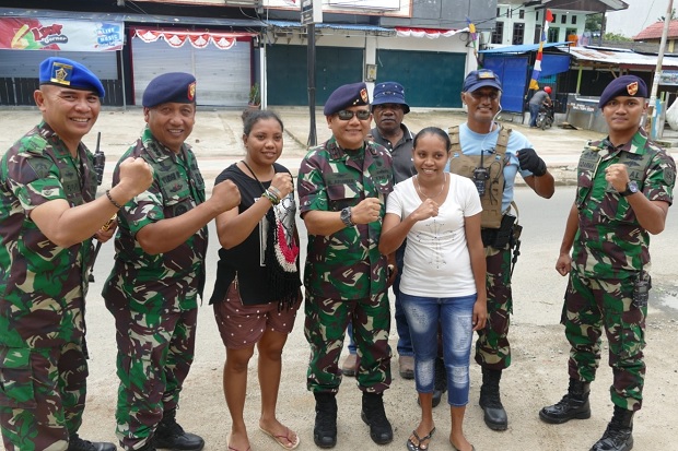 Masyarakat Apresiasi Kegiatan Prajurit TNI AL di Sorong