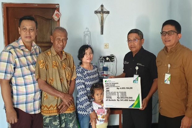 BPJS Ketenagakerjaan Santuni ABK KM Santika Nusantara
