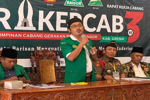 GP Ansor Gresik Dukung Polisi dan TNI Tangani Pengusung Khilafah