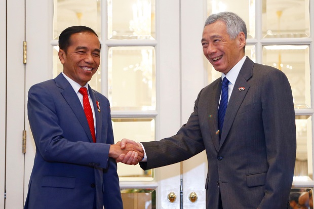 Jokowi-Hsien Loong Sepakat Perpanjang Kerja Sama Keuangan