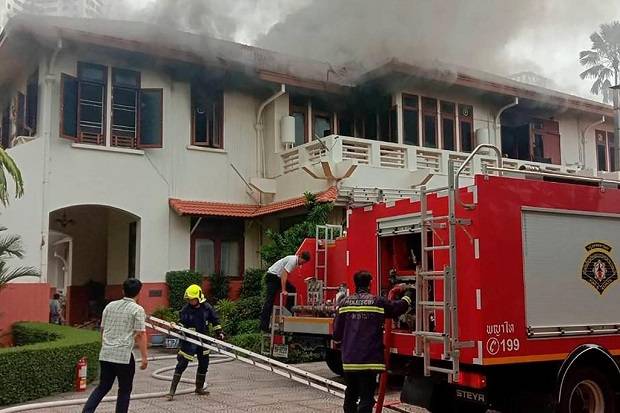 Wisma Indonesia di Kedubes RI Bangkok Thailand Terbakar