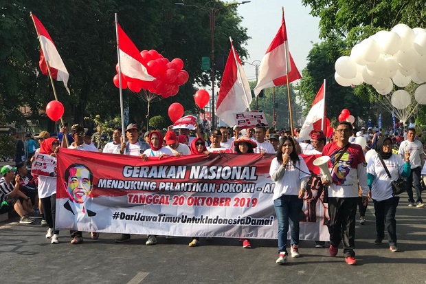 Dukungan Sidoarjo Untuk Pelantikan Jokowi-Maruf Berjalan Damai