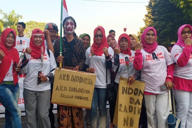Warga Lumajang Tolak Radikalisme yang Rusak Persatuan Indonesia