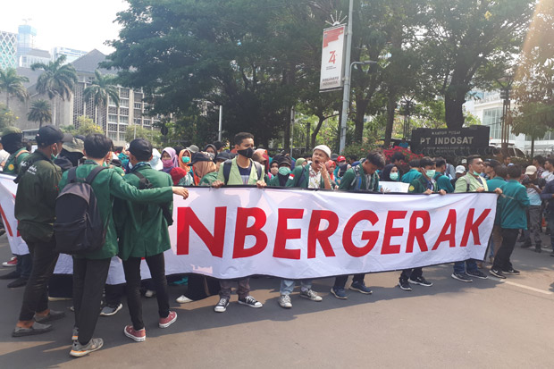 BEM SI Jabodetabek-Banten Demo Tuntut Diterbitkan Perppu KPK