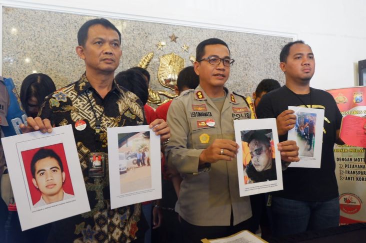 Polrestabes Surabaya Tangkap Empat Pelaku Pembunuh Bangkit