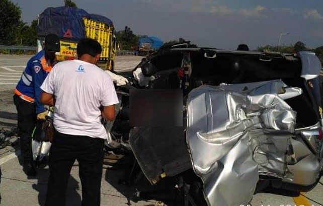 Rombongan Polres Jember Kecelakaan di Tol Probolinggo, 1 Polisi Tewas