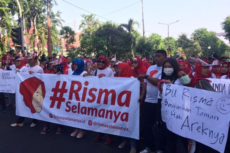 Aksi Relawan Risma di Lokasi CFD Dikecam Dewan Surabaya